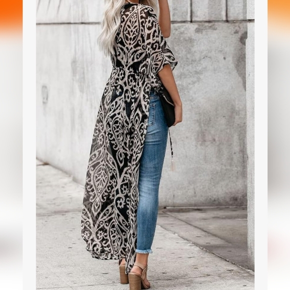 Boho Cover Up / Kimono (NWT) - Picture 2 of 5